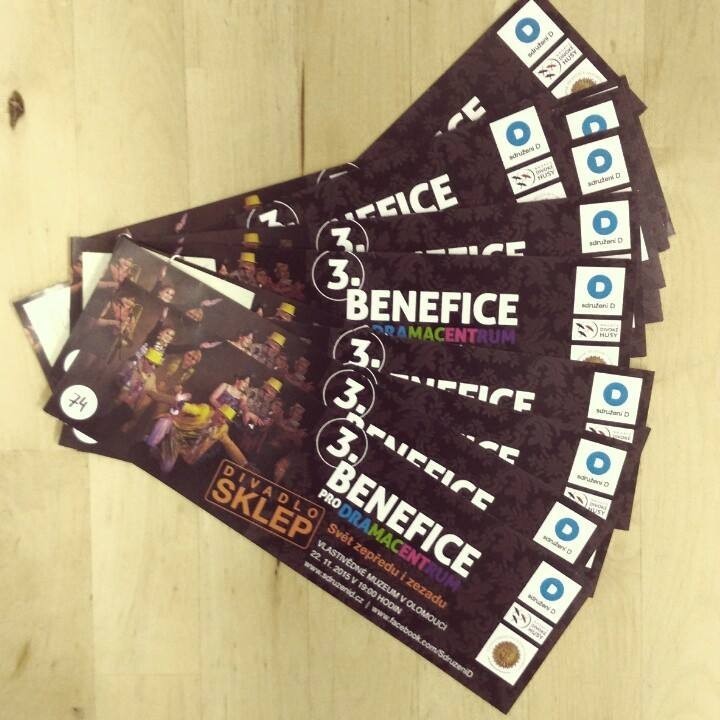 3. Benefice pro Dramacentrum je vyprodaná!